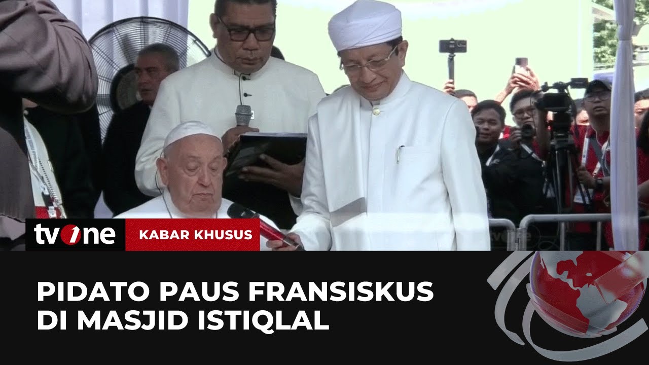 Tiba di Istiqlal, Paus Fransiskus Berpidato Tentang 'Terowongan Silaturahmi' | Kabar Khusus tvOne