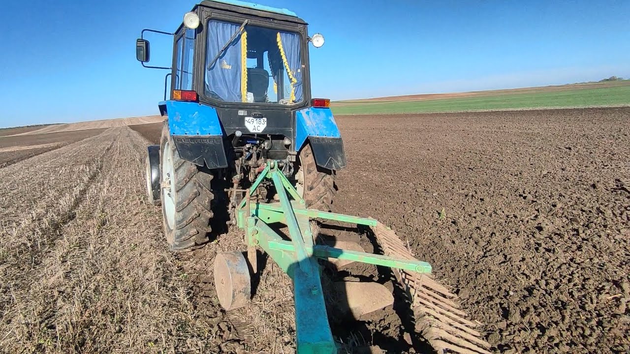 Осіння оранка 🌤 🚜МТЗон 82