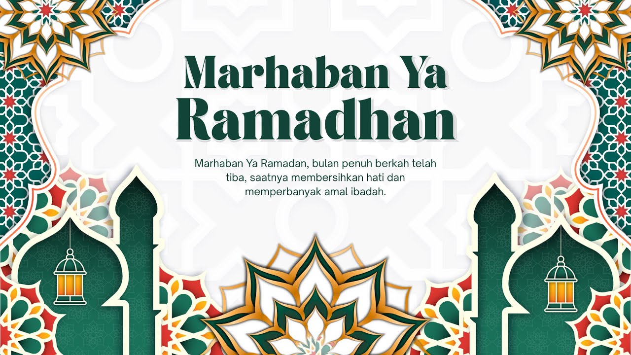 UCAPAN SELAMAT MENJALANKAN IBADAH PUASA RAMADHAN 