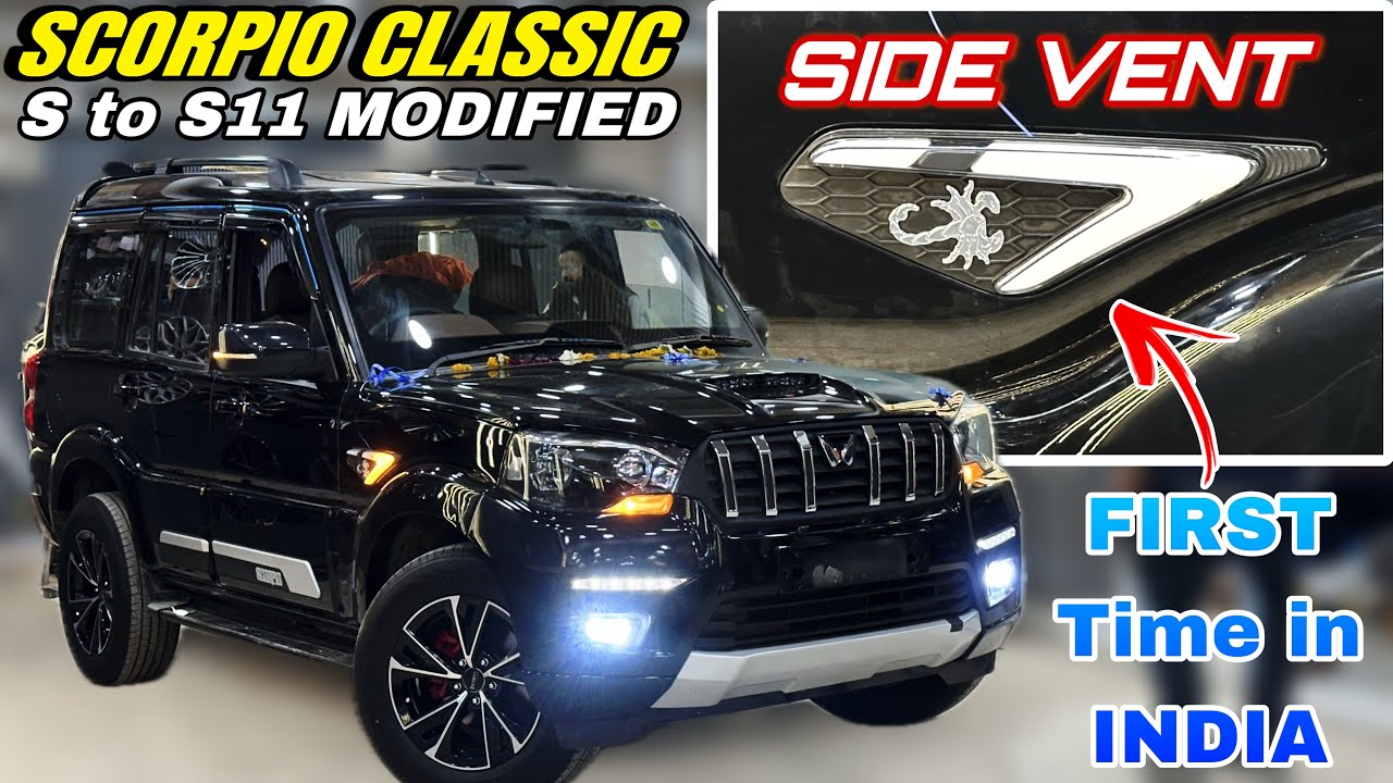 SCORPIO CLASSIC MODIFIED BASE TO TOP ✅SCORPIO CLASSIC✅SCORPIO CLASSIC S TO S11 MODIFICATION