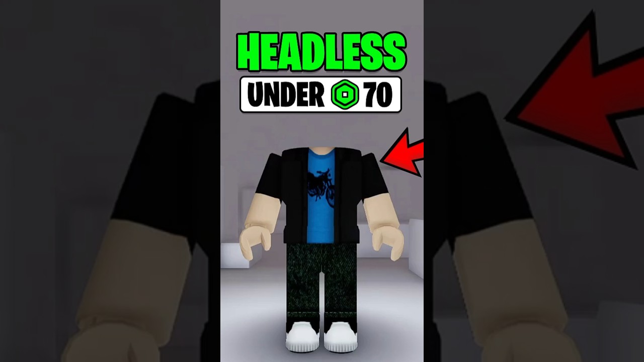 *НОВИНКА* Поддельный Безголовый менее чем за 70 Robux #roblox