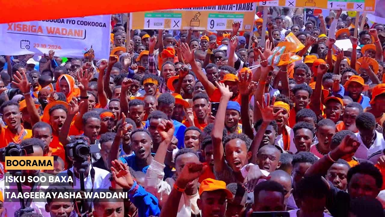 Isku soo baxa Taageerayaasha Xisbiga Waddani ee Maagaalada Boorama