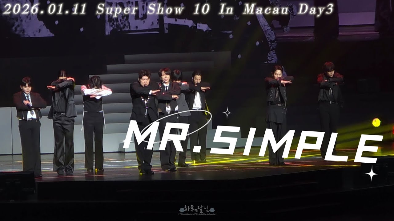 2026.01.11 Super Junior Super Show 10 In Macau Day3 - MR.SIMPLE 
