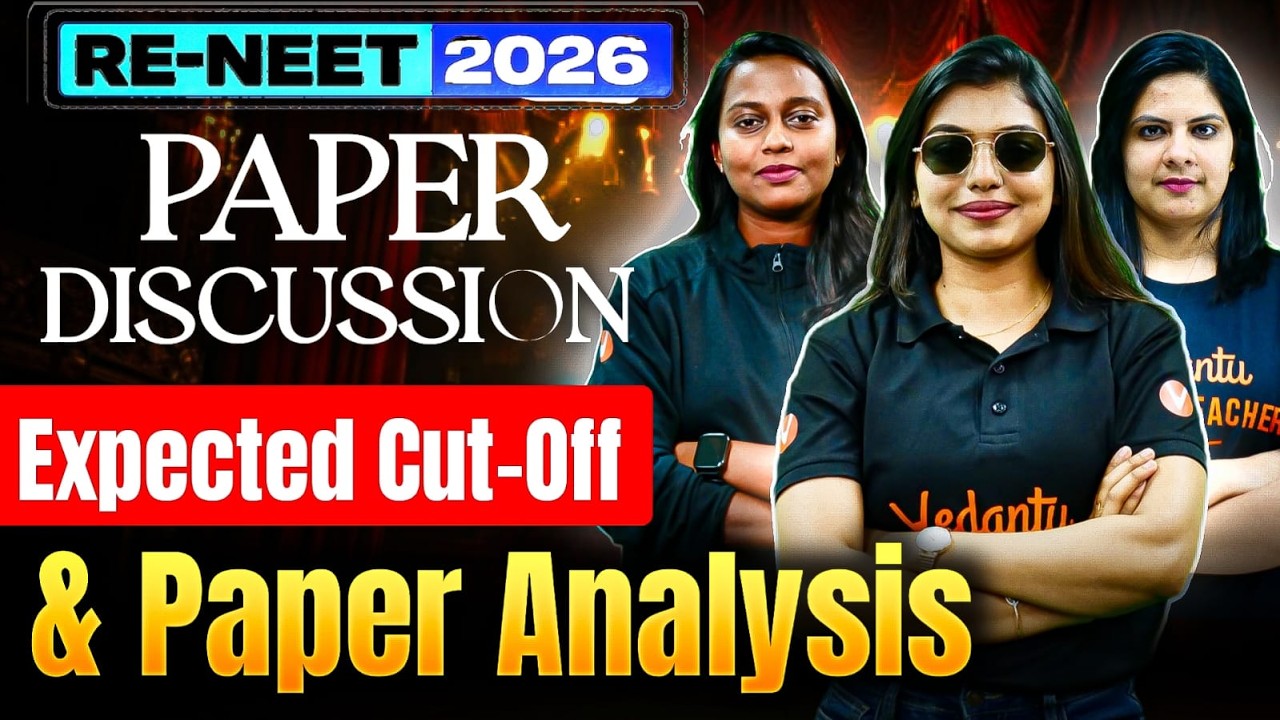 Re-NEET 2026 Paper Discussion & Live Analysis! 🚨 Expected Cut-Off Marks