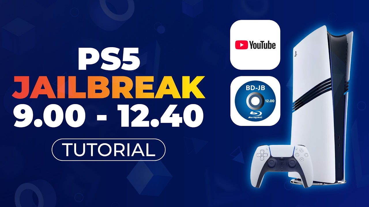 PS5 Jailbreak Tutorial for Firmware 9.00 - 12.40 using Y2JB + P2JB + BD-UN-JB