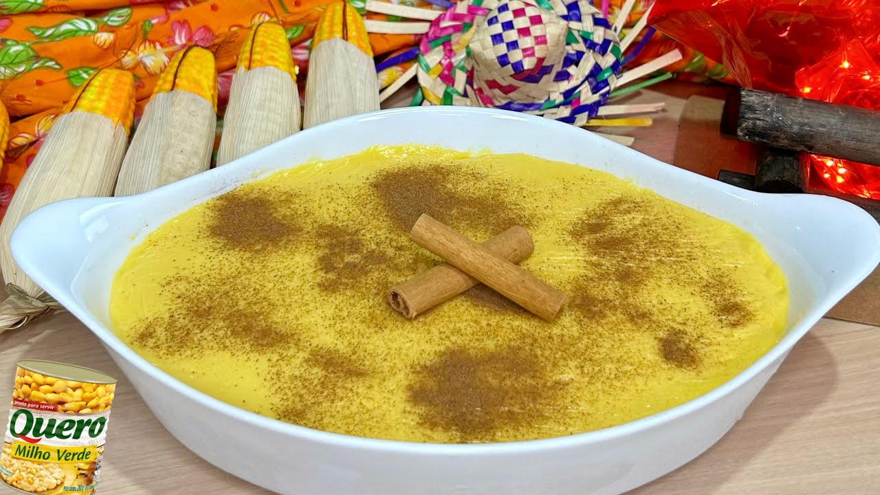 CURAU DE MILHO DE LATINHA / FÁCIL E CREMOSO / CANJICA DE MILHO