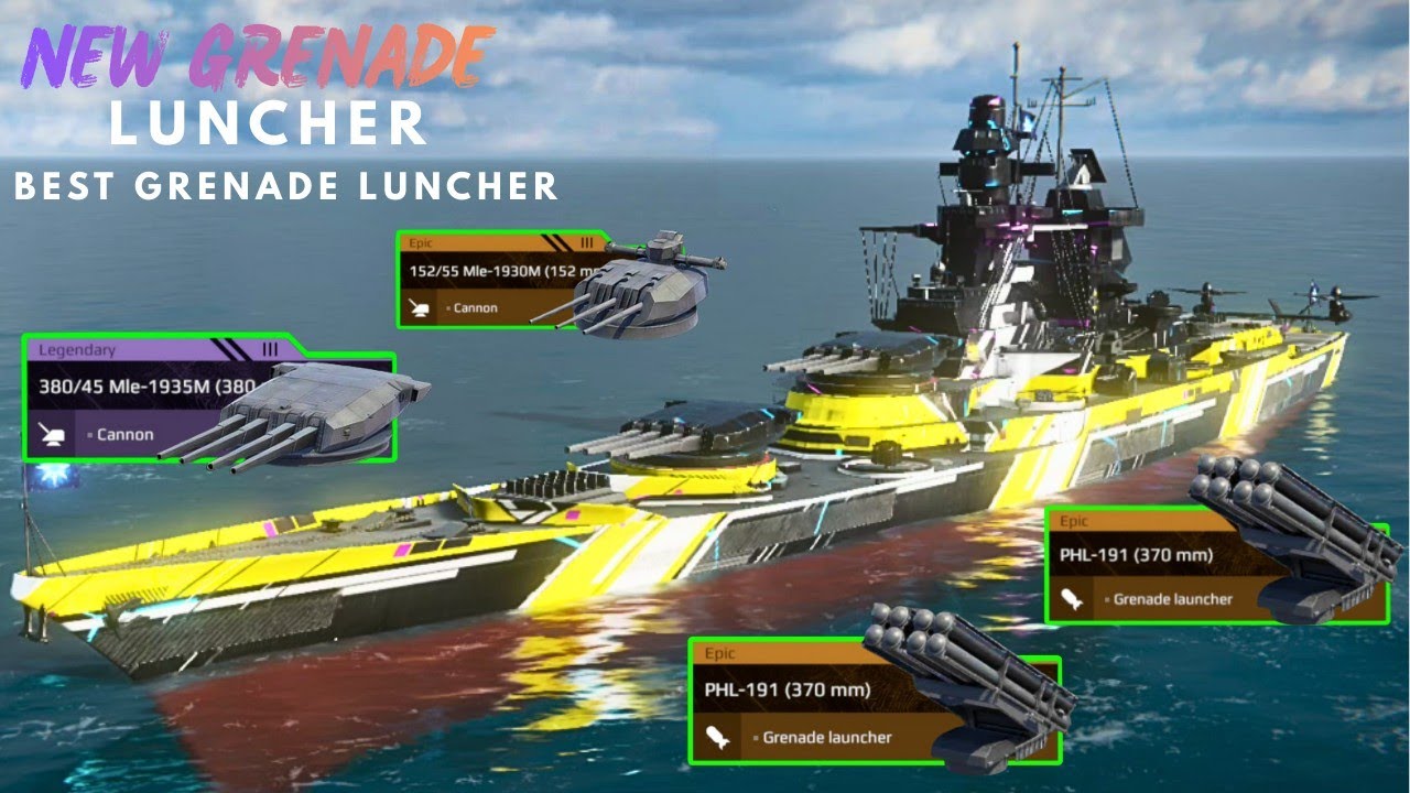 FS Richelieu - With 4x- PHL-191 🔥 Most Dengerous Grenade launcher ☠️- modern warships 