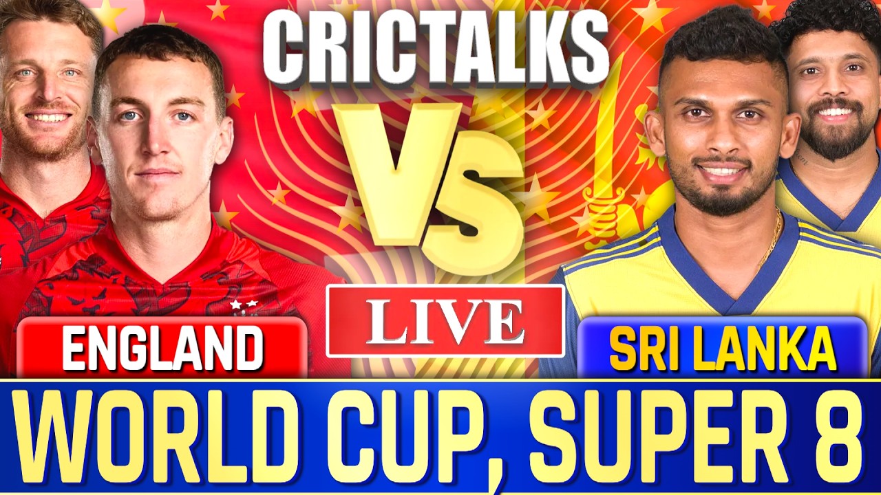 🔴 Live: ENG vs SL Live Match Today, T20 World Cup 2026 Scores, Commentary England v Sri Lanka