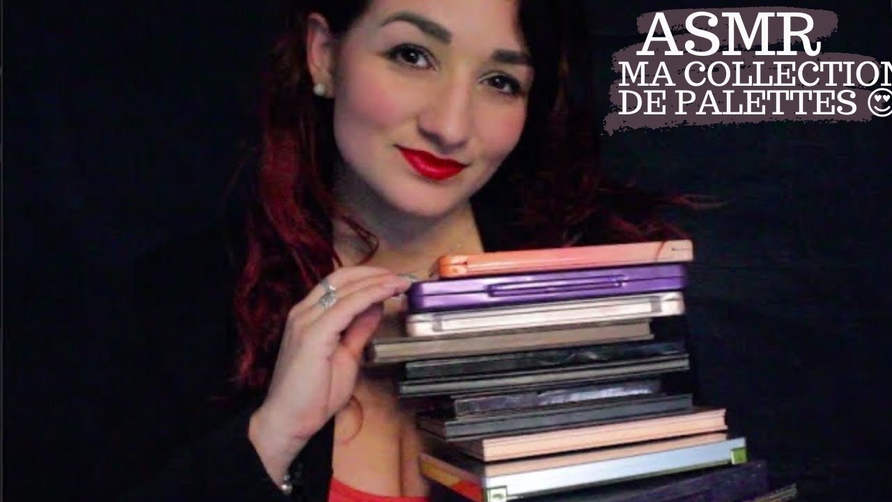 ASMR FRANÇAIS : TAPPING SUR MA COLLECTION DE PALETTES 🌈 (Eyeshadow Palette Collection)