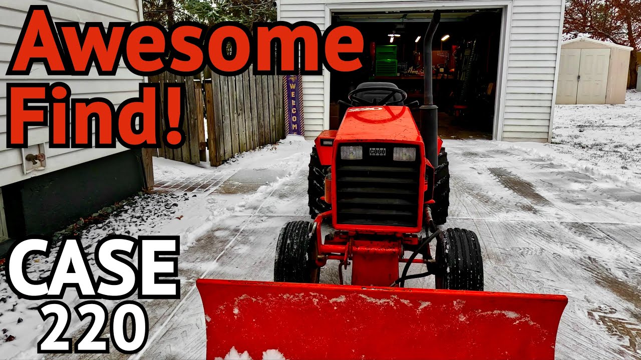 Buying a Case 220 Garden Tractor- 13hp Vanguard repower. Hydraulic Blade