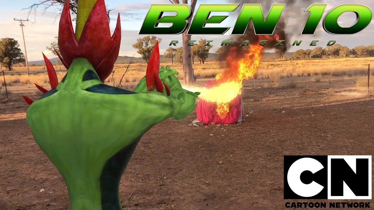 Ben 10 REAL LIFE Swampfire and Transformation (Ben 10 REAL LIFE)