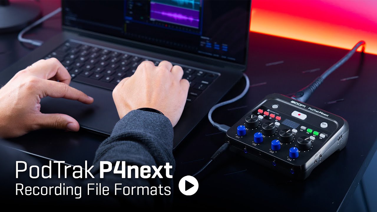 Zoom PodTrak P4next | Как управлять файлами