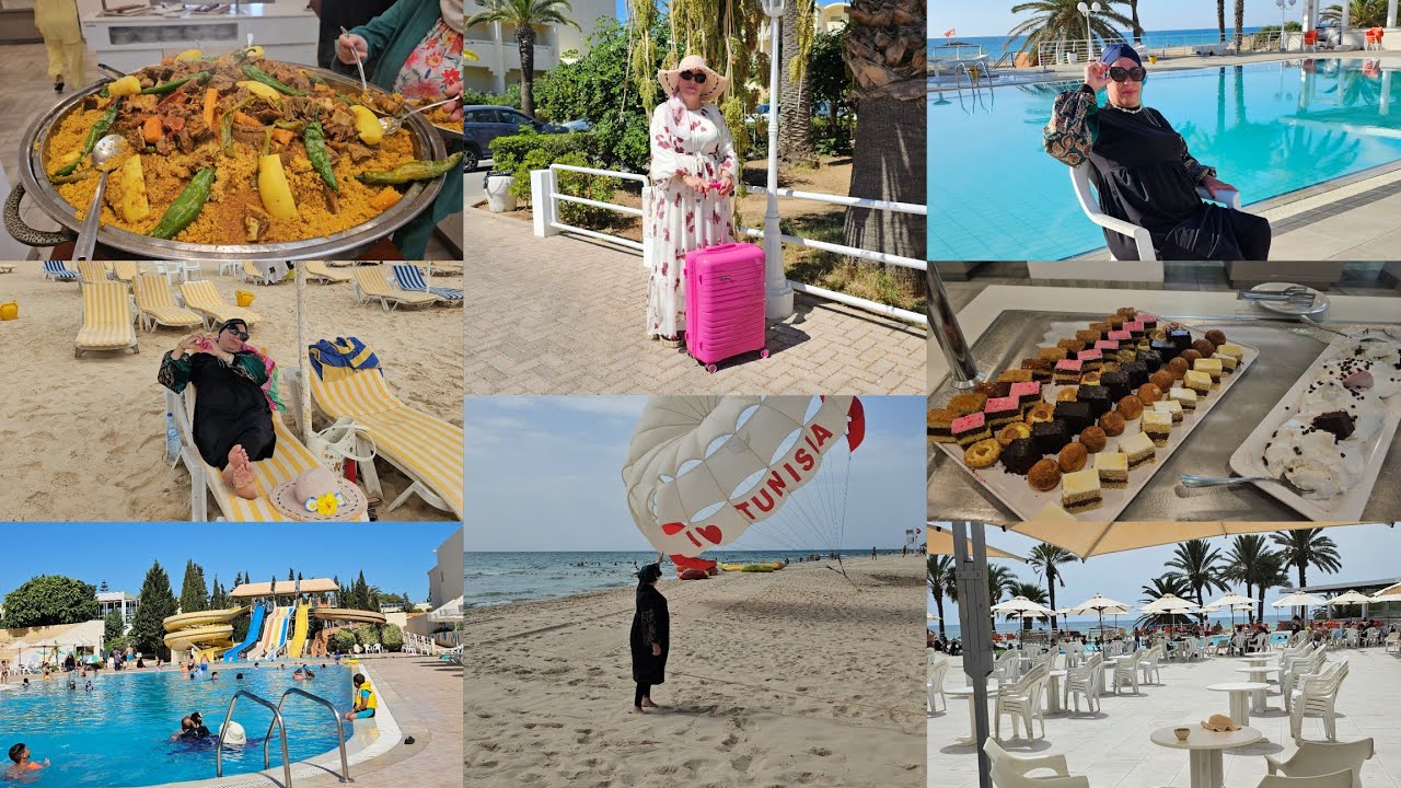 #جولة في فندق عمر الخيام  ⛺️بتونس 🇹🇳 الأسعار بتفاصيل الوجهة لي رحت ليها 🏖رأي فلقرية 🥰درت شهر عسل ❤️