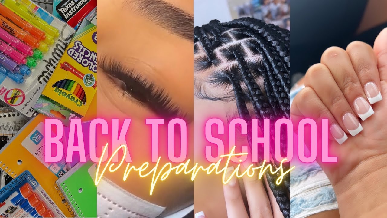 Back To School Preparations|nails,hair, lashes + more