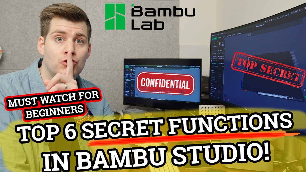 TOP 6 SECRET Bambu Studio Features No One Told You About! MUST-KNOW For Bambu Lab A1 Beginners!