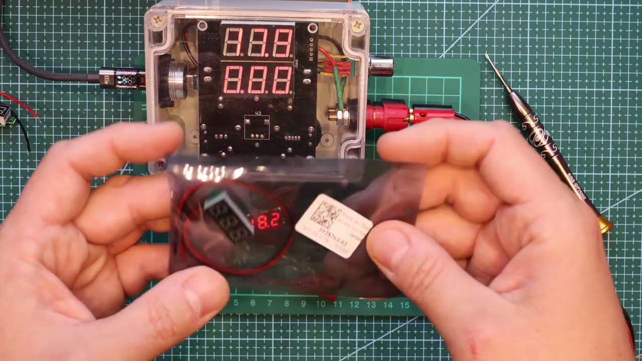 "2 Wires Mini Digital Voltmeter Module Volt Meter" for less that £1 from AliExpress