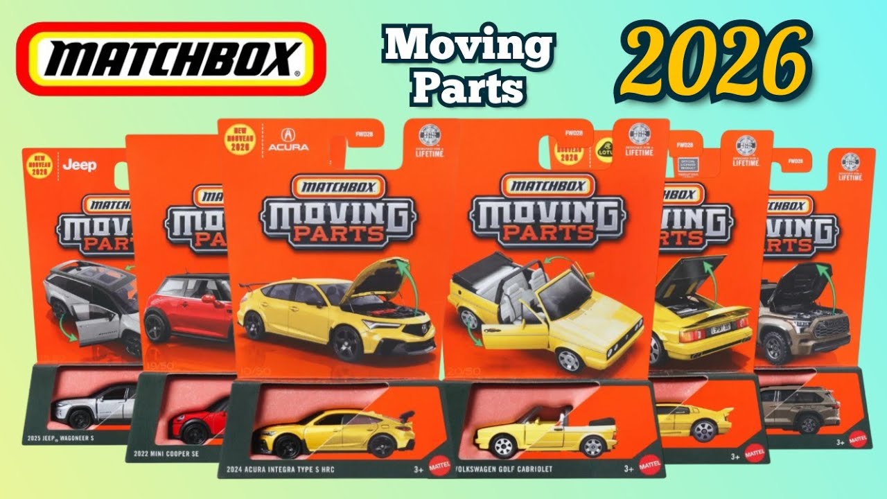 Matchbox 2026 Moving Parts Mix 