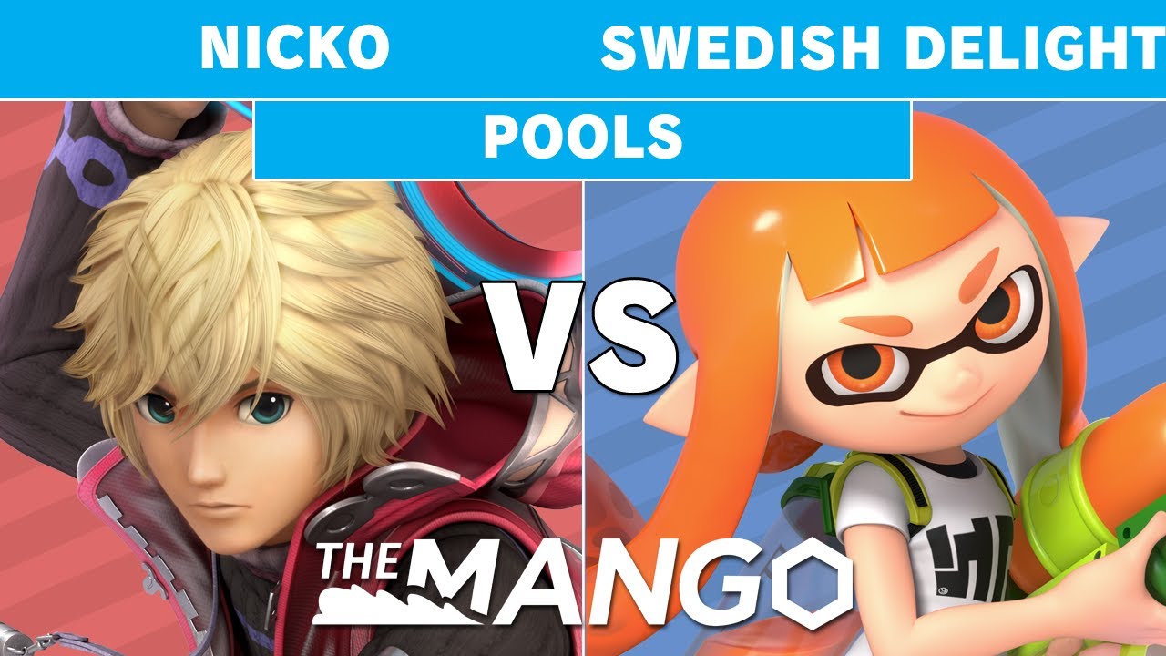 The Mang0   Demise  Nicko Shulk Vs  Swedish Delight Inkling Pools   Smash Ultimate