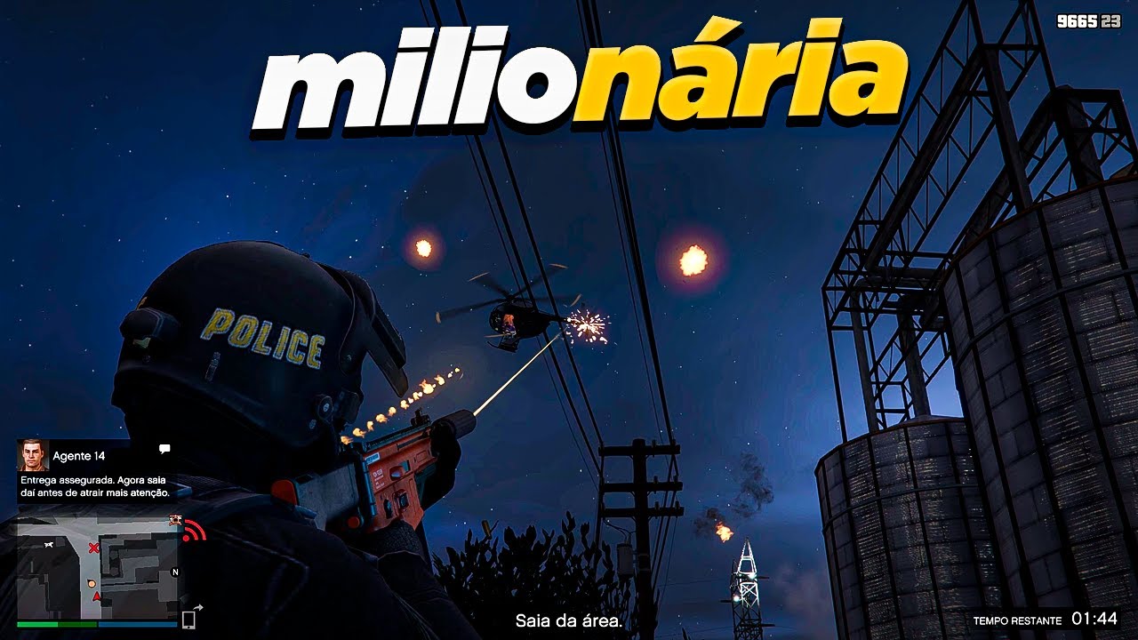 Vendendo Carga Milionária do Bunker no Gta Online