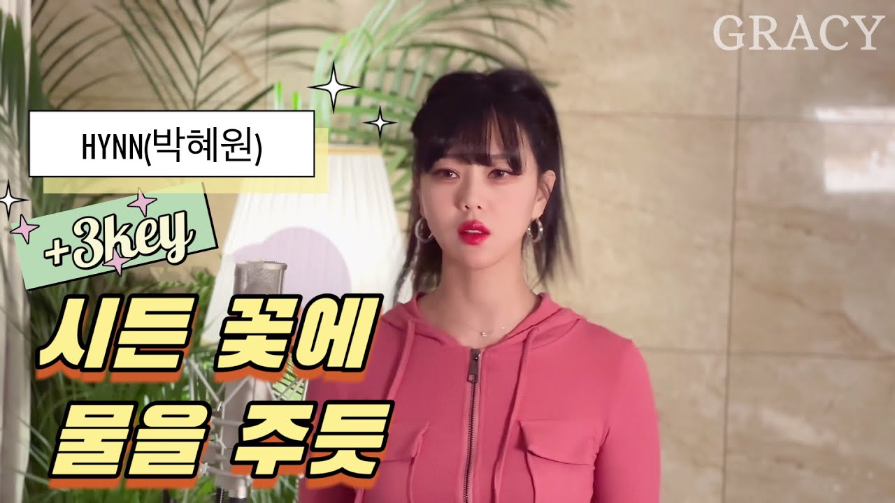 HYNN(박혜원) - 시든 꽃에 물을 주듯 (+3key) GRACY COVER