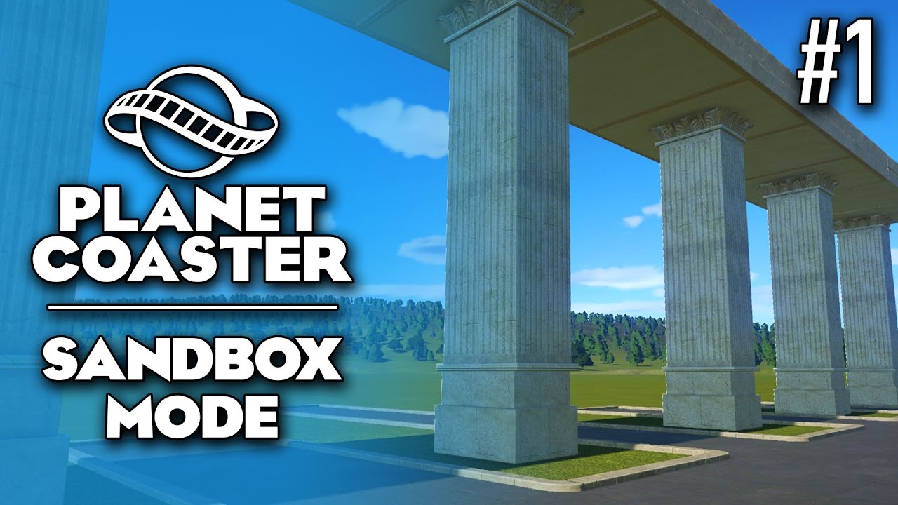 Greek Revival Entrance! - Planet Coaster: Sandbox - Ep. 1