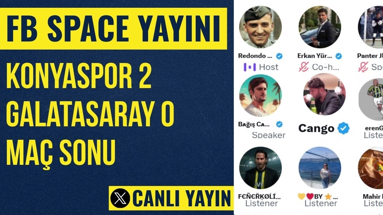 Konyaspor 2-0 Galatasaray Maç Sonu 2.Bölüm 21 Şubat 2026 | Fenerbahçe Space Odası
