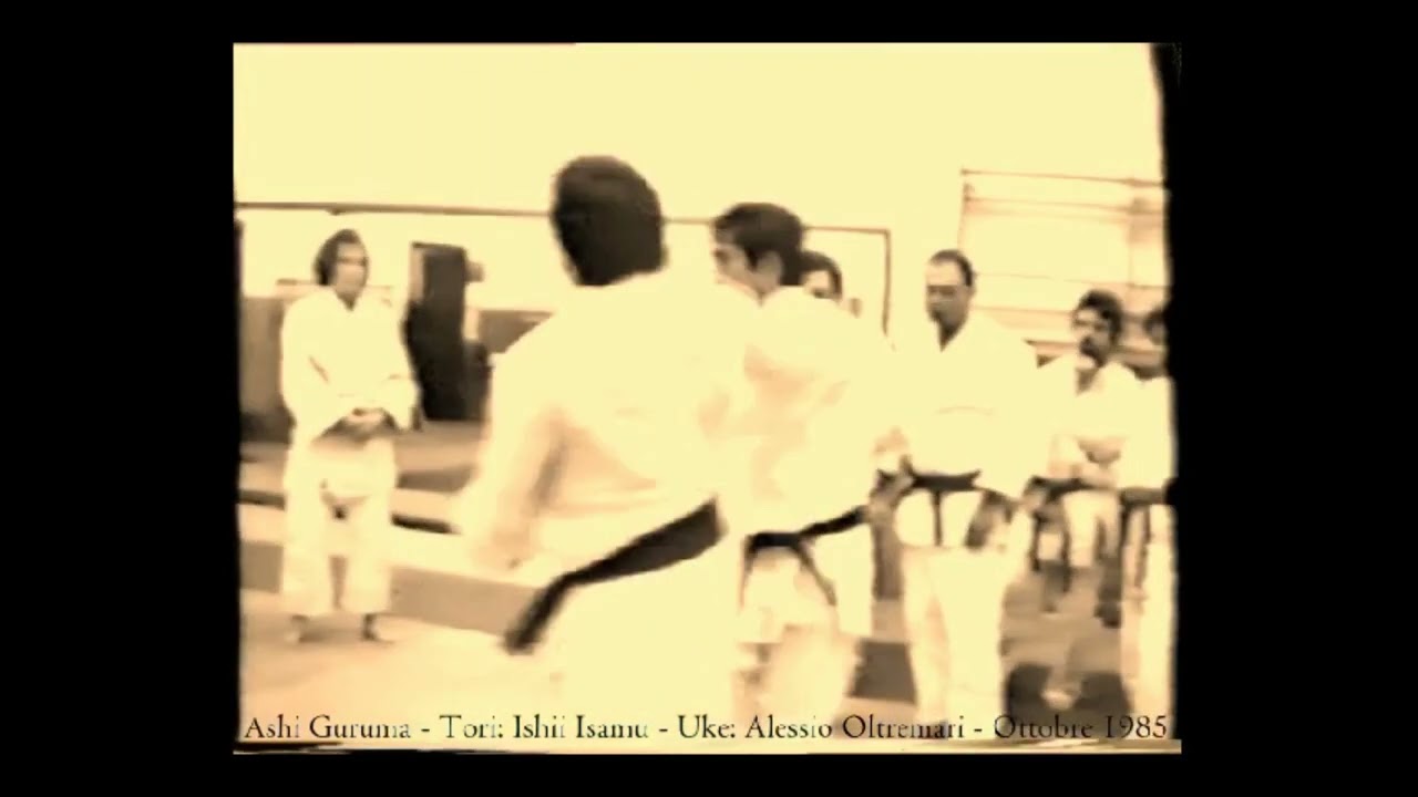 JUDO: ISHII ISAMU - ASHI GURUMA Uke A.Oltremari