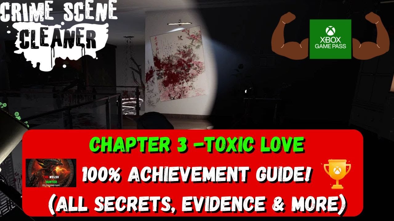 Crime Scene Cleaner - Chapter 3: Toxic Love (100% Deception Score, All Secrets, Evidence & More)
