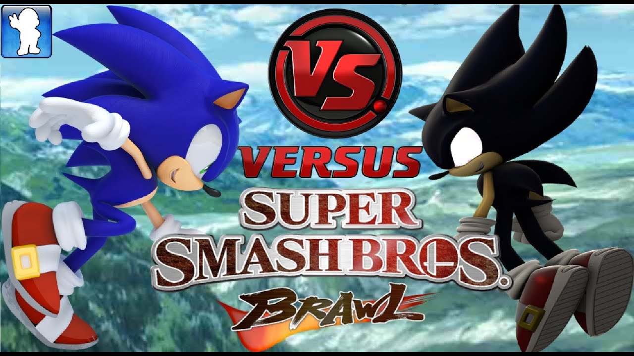 Super Smash Bros. Brawl - Sonic vs Dark Sonic (Dolphin Emulator)