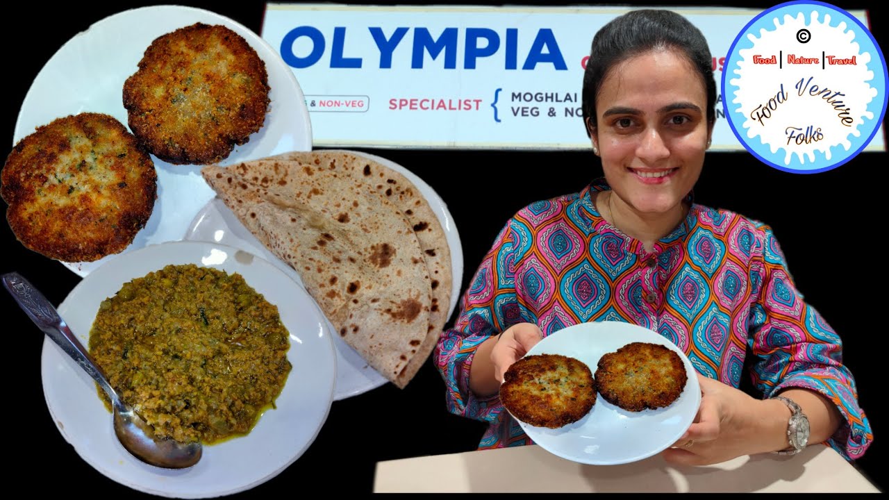Mumbai का Green Kheema Pav Cutlets at Olympia Coffee House Colaba | Taj Mahal Hotel Gateway Of India