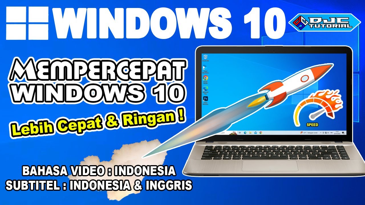 Cara mempercepat Windows 10 Agar Tidak Lemot | Lebih Cepat & Ringan | Tanpa Software