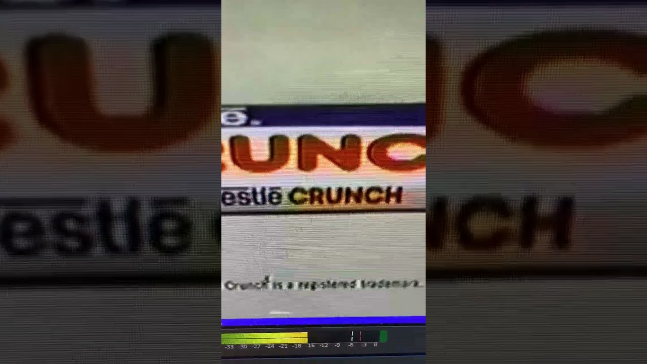 Nestle Crunch Commercial (Slowed Down)