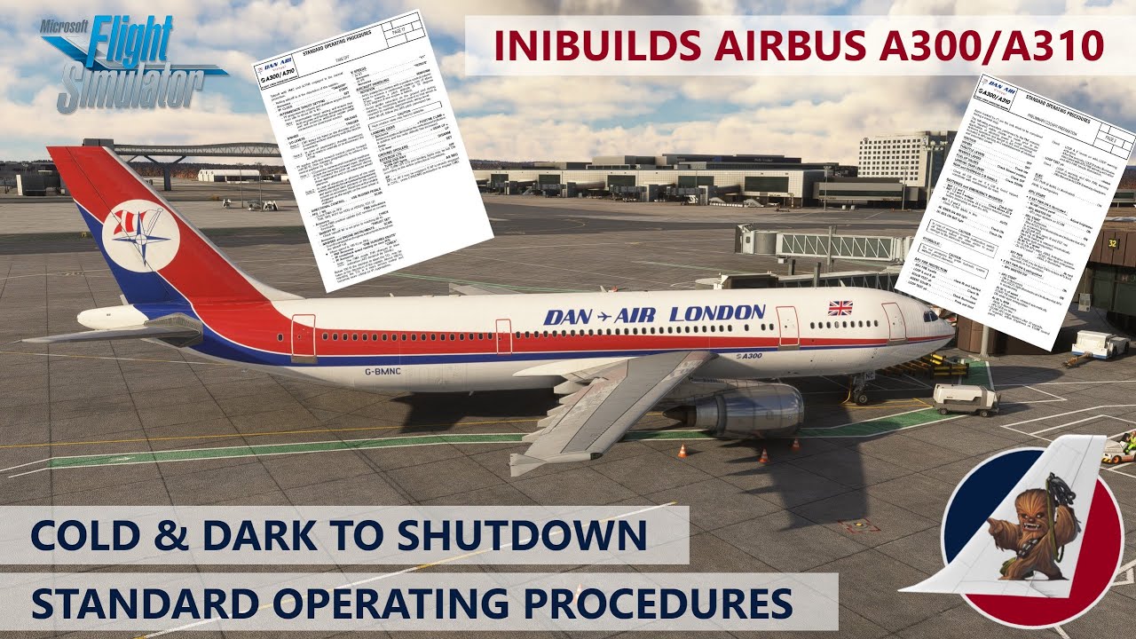 Inibuilds Airbus A300  | Complete FCOM SOP tutorial | Cold & Dark to Shutdown