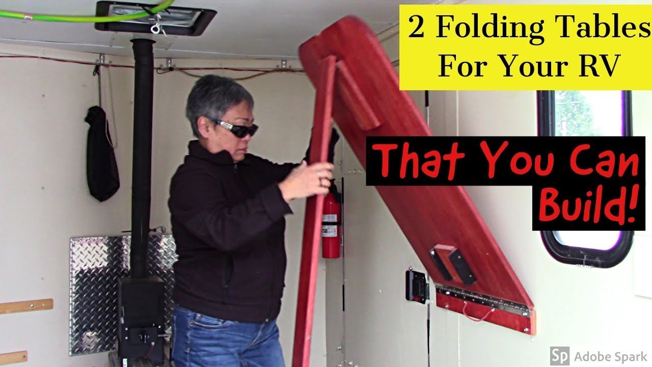 2 Folding Tables For Your RV That You Can Build!