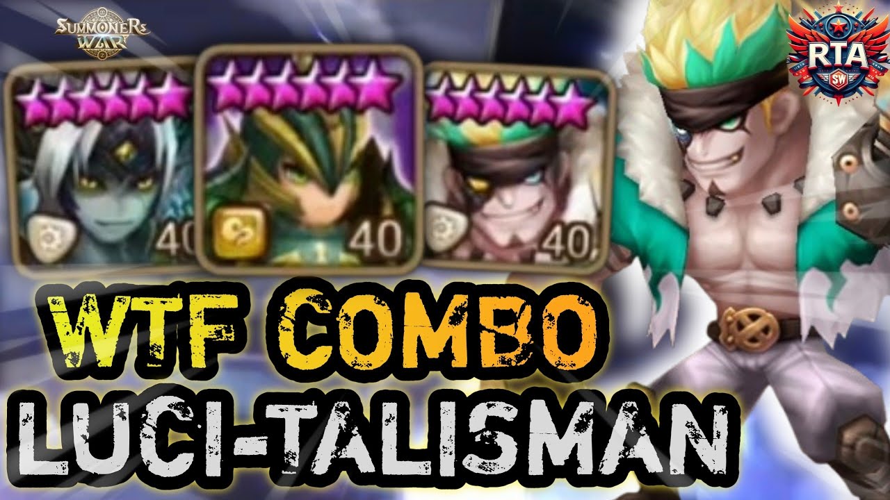 🔥AWASOME COMBO with TALISMAN-LUCIFER  - Summoners War RTA