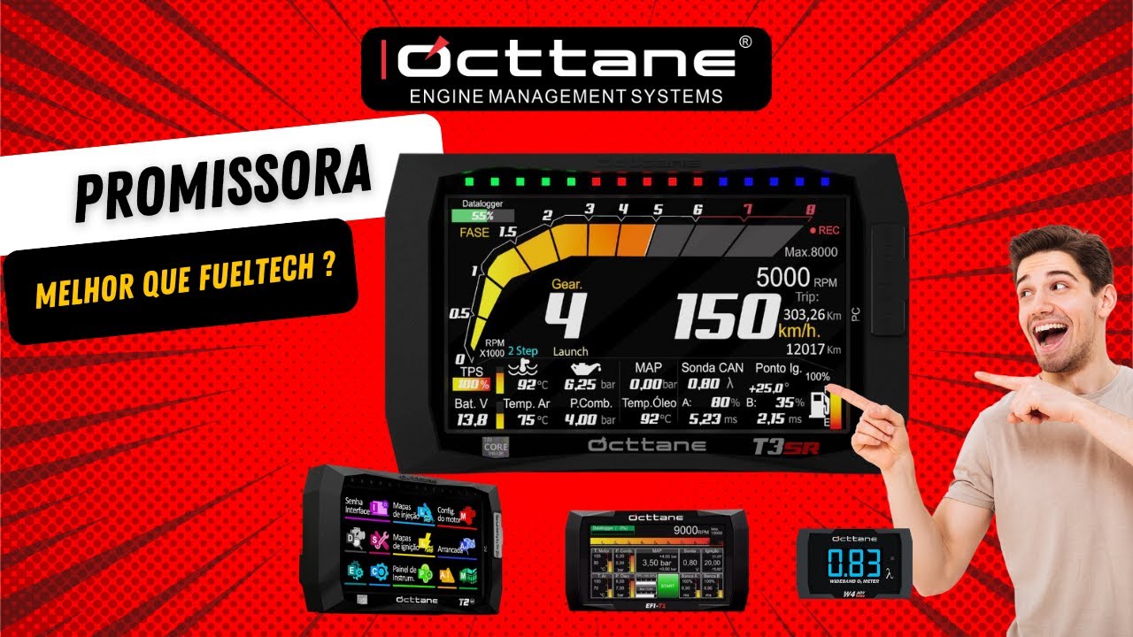 OCTTANE E TODA A SUA LINHA (T2/ T2S/ T3SR) - CONHEÇA A EMPRESA PROMISSORA !