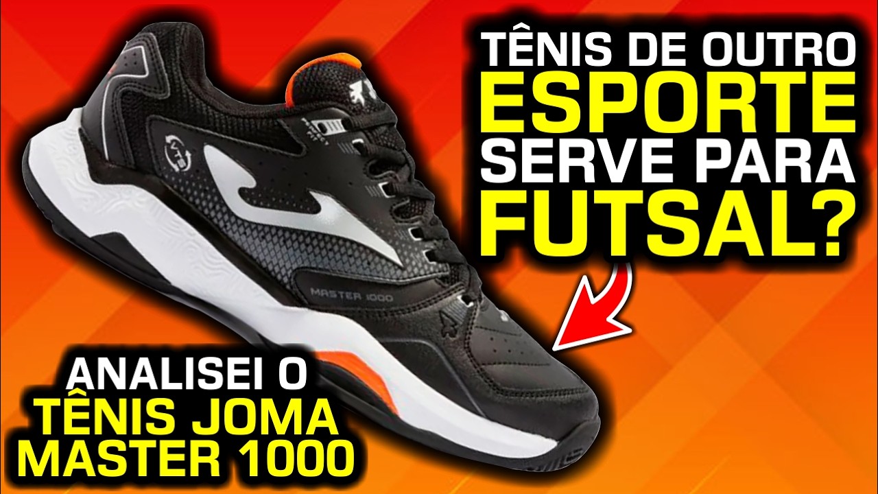 FUNCIONA para FUTSAL? 👀 - Análise tênis Joma Master 1000