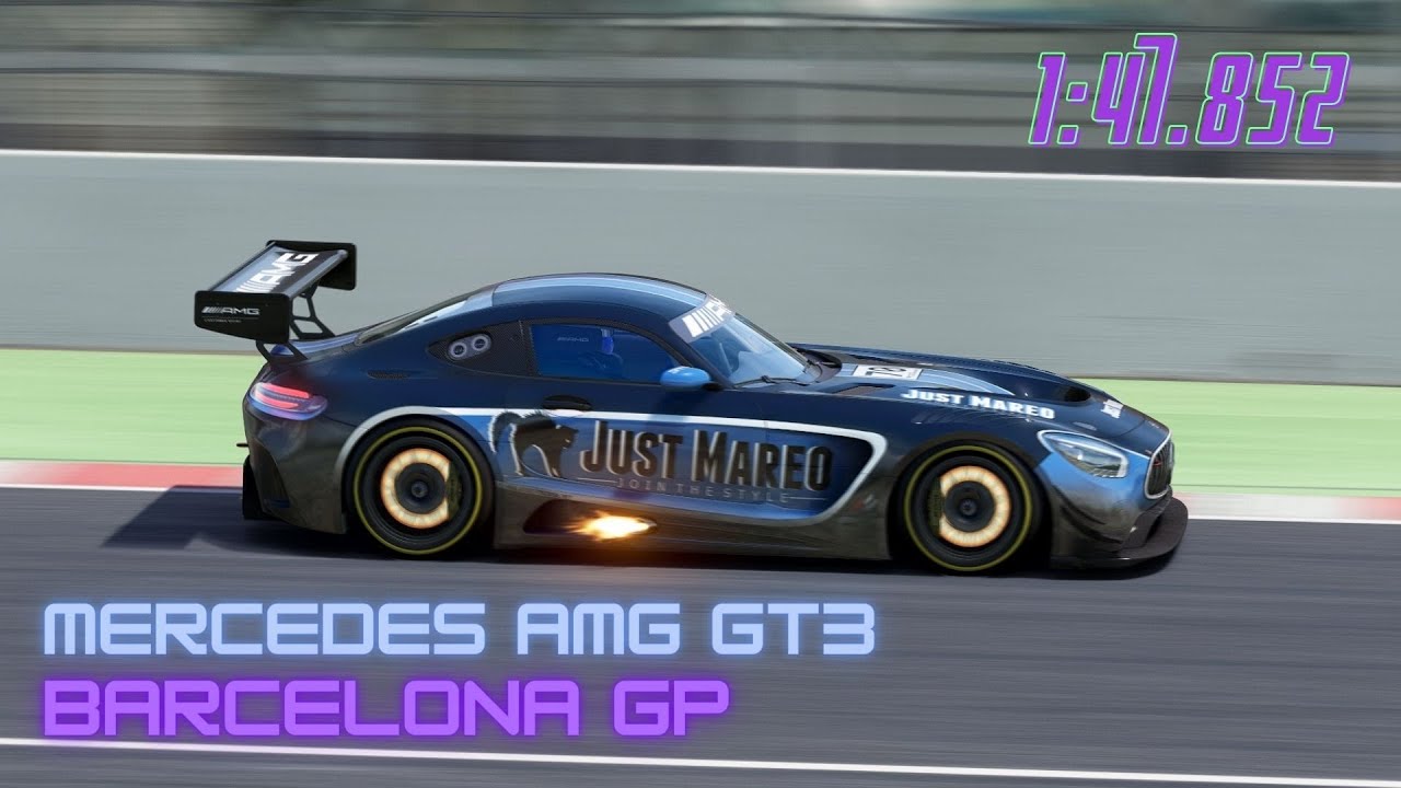 Mercedes AMG GT3 Hotlap + Setup | Barcelona GP | Assetto Corsa