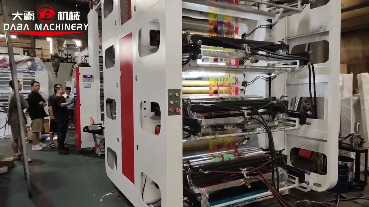 Máquina de impresión flexográfica de 8 colores de alta velocidad