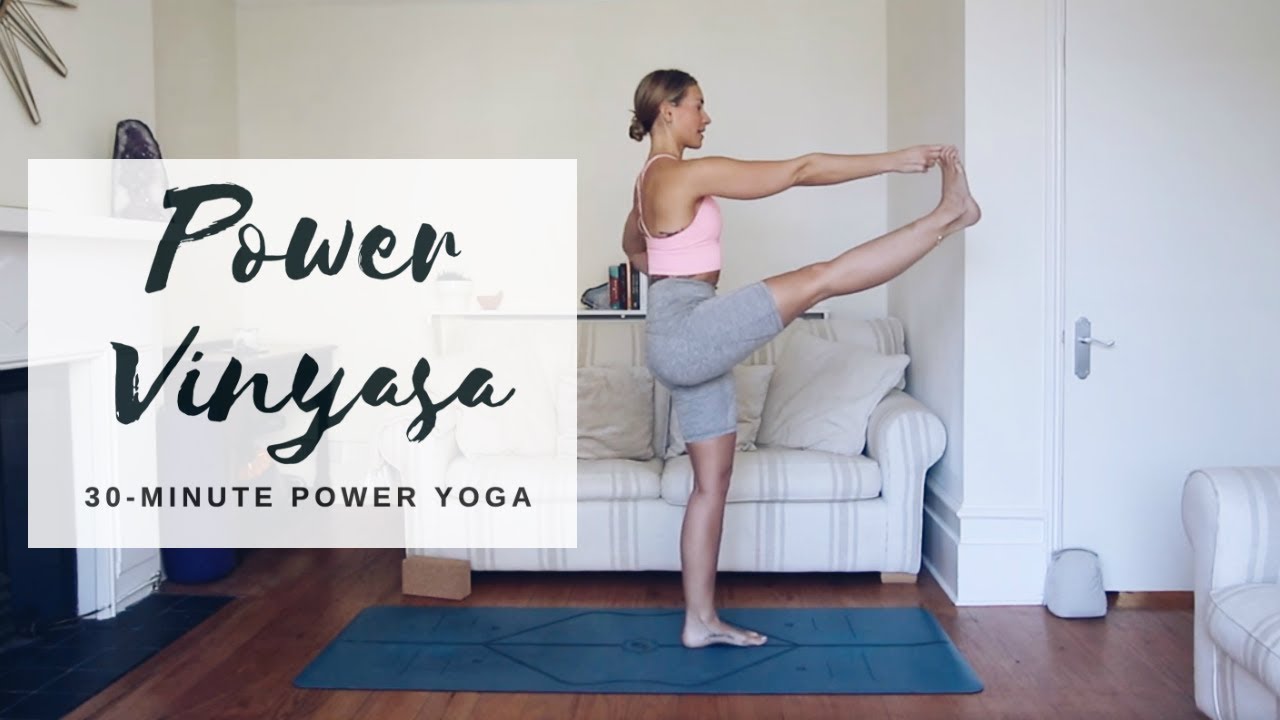 PLAYFUL POWER VINYASA | 30-Mins Intermediate Yoga | CAT MEFFAN