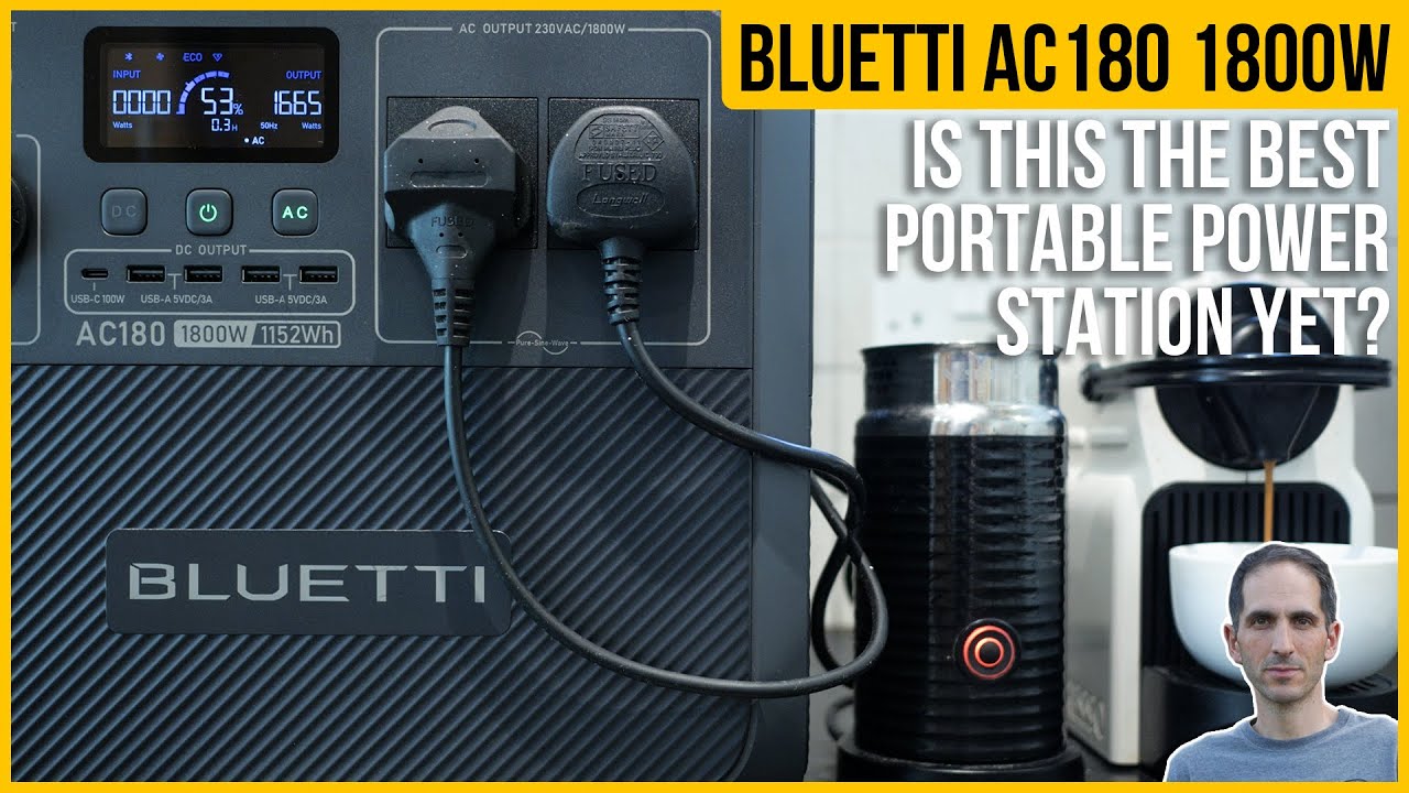 Bluetti AC180 Review | Best 1800W Power Station Solar Generator? | + Bluetti 350W PV350 Solar Panel