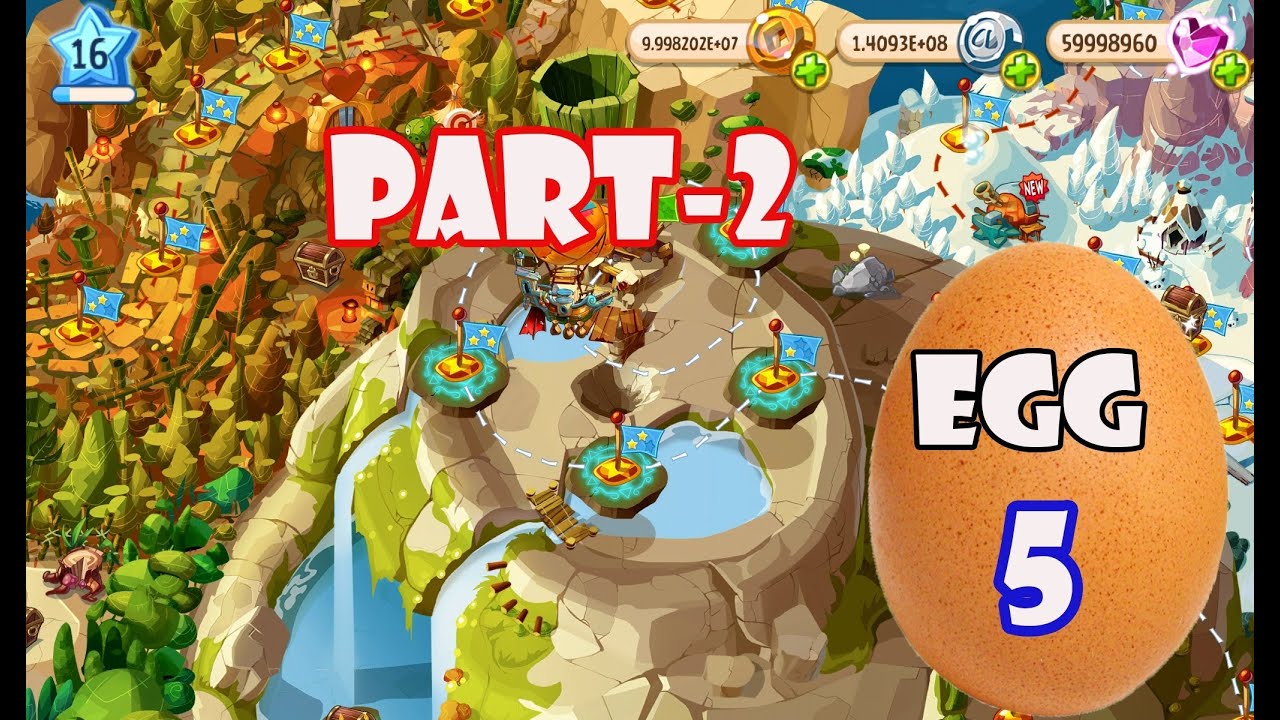 Angry Birds Epic: Part-2 Egg 5 Rescue Plus Final Boss Fight (CASTLE: Wiz Pig's Castle)
