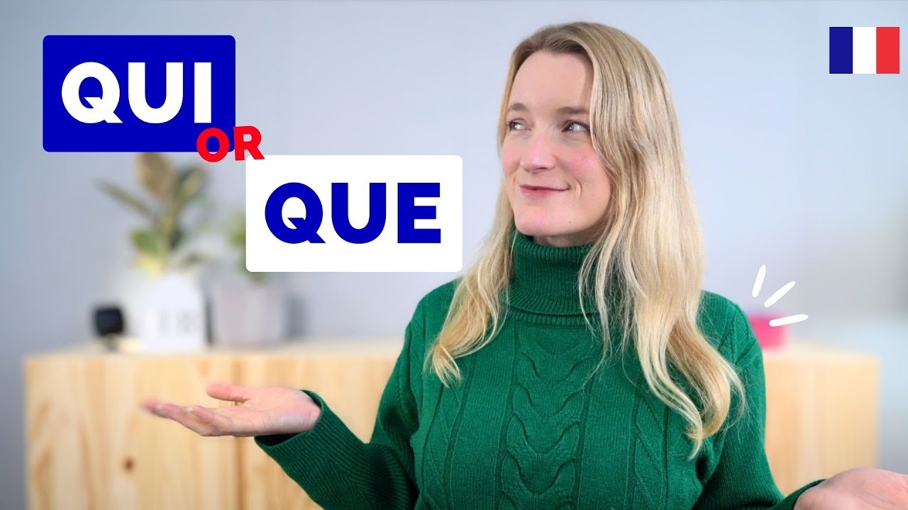 When to Use QUI vs QUE in French | Including an Interactive French Test 🇫🇷📑