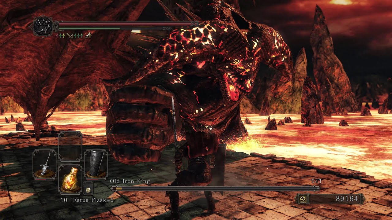 Dark Souls 2 - Old Iron King NG+7 (No Damage) Majestic Greatsword