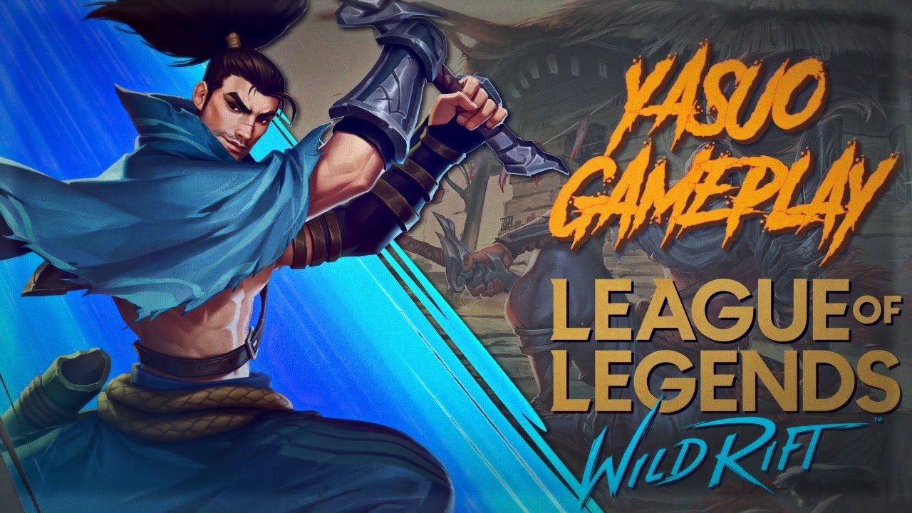 Joguei o LoL WILD RIFT com o YASUO! *Mais forte que no PC* l Yasuo Gameplay [PT-BR]