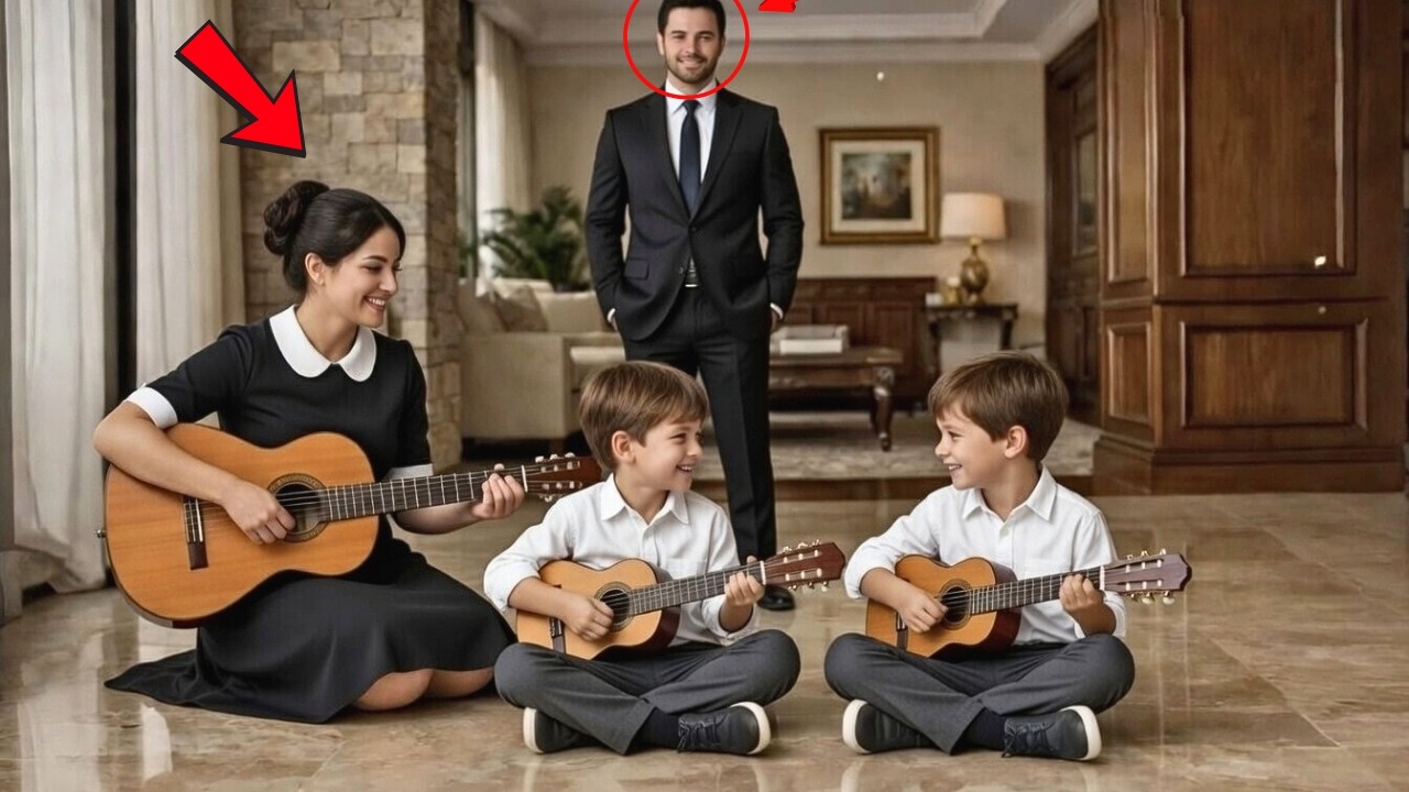 MILIONÁRIO FLAGRA A FAXINEIRA E SEUS FILHOS TOCANDO VIOLÃO… E SUA REAÇÃO SURPREENDE