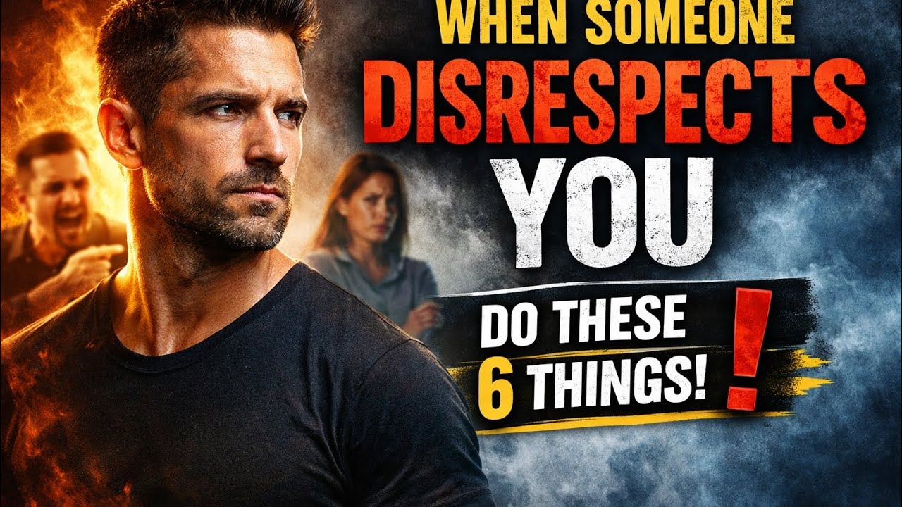 6 Things To Do When Someone Disrespects You | Powerful Motivational Speech