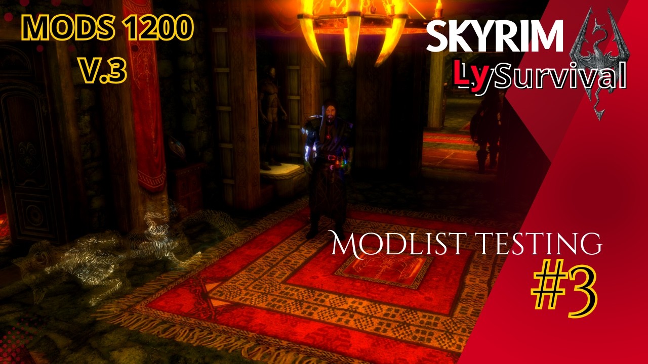 Skyrim LySurvival V3 | Modlist 1200 |  Ep 3 | Test con gameplay