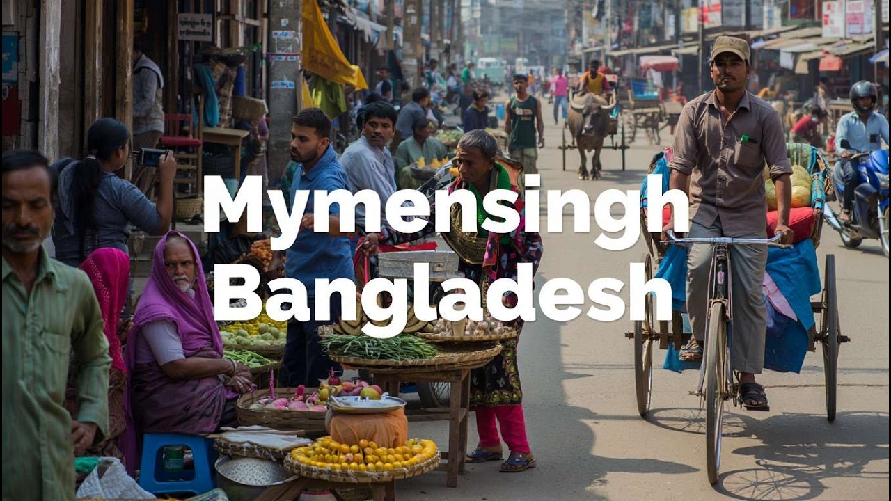 INSANE Street Markets in Mymensingh Bangladesh!