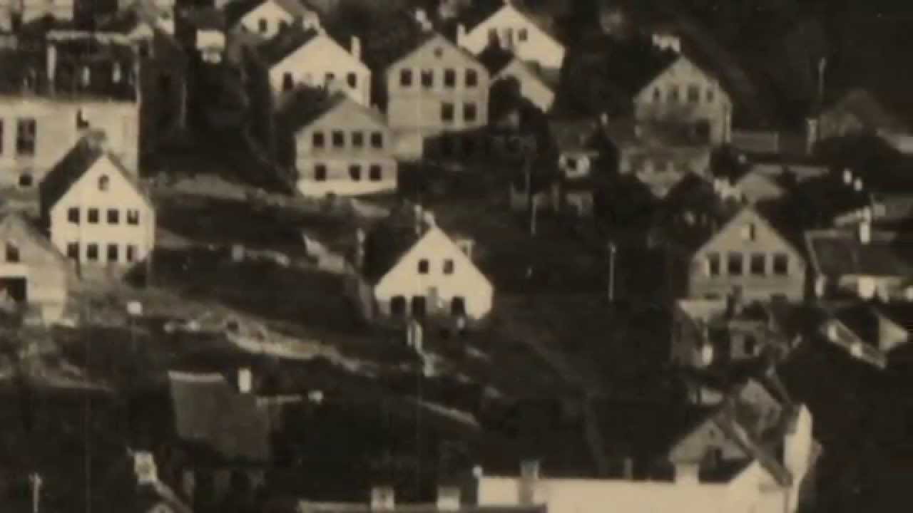Białystok 1938. Widok z kościoła Świętego Rocha na dzielnicę żydowską